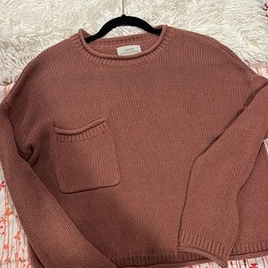 Cute comfy mauve sweater